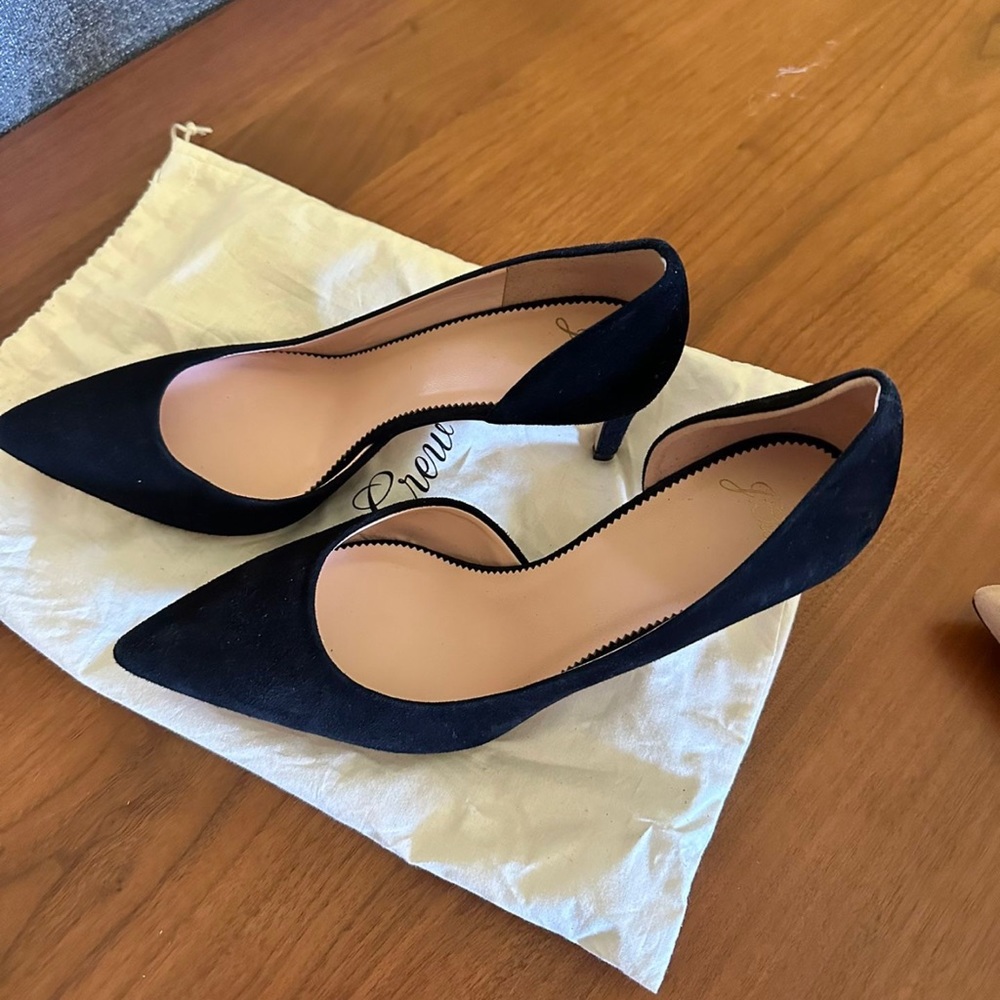 J. Crew Black Heels